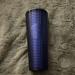 Blue 24oz Starbucks Cup NO STRAW